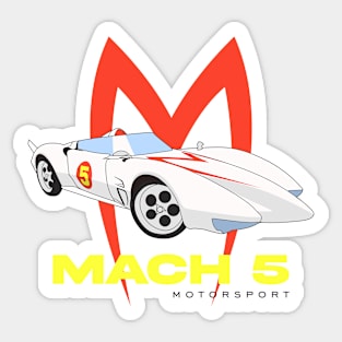 SPEED RACER MACH 5 RETRO VINTAGE Sticker
